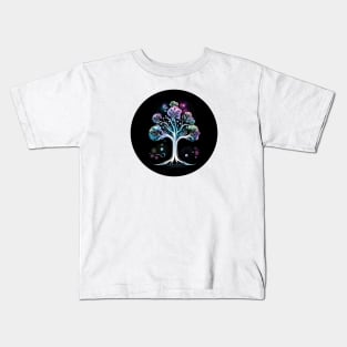 Neon Tranquility Nature Top Kids T-Shirt